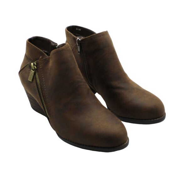 Bella-Vita Shoes - Bella-Vita Women's Bobbi Comfort Booties - Brown, 6.5W